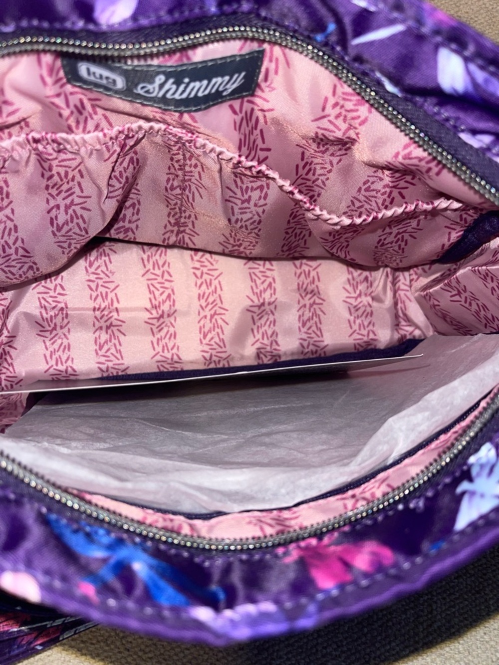 Lug Shimmy Crossbody Dragonfly Purple - New - Picture 7 of 11